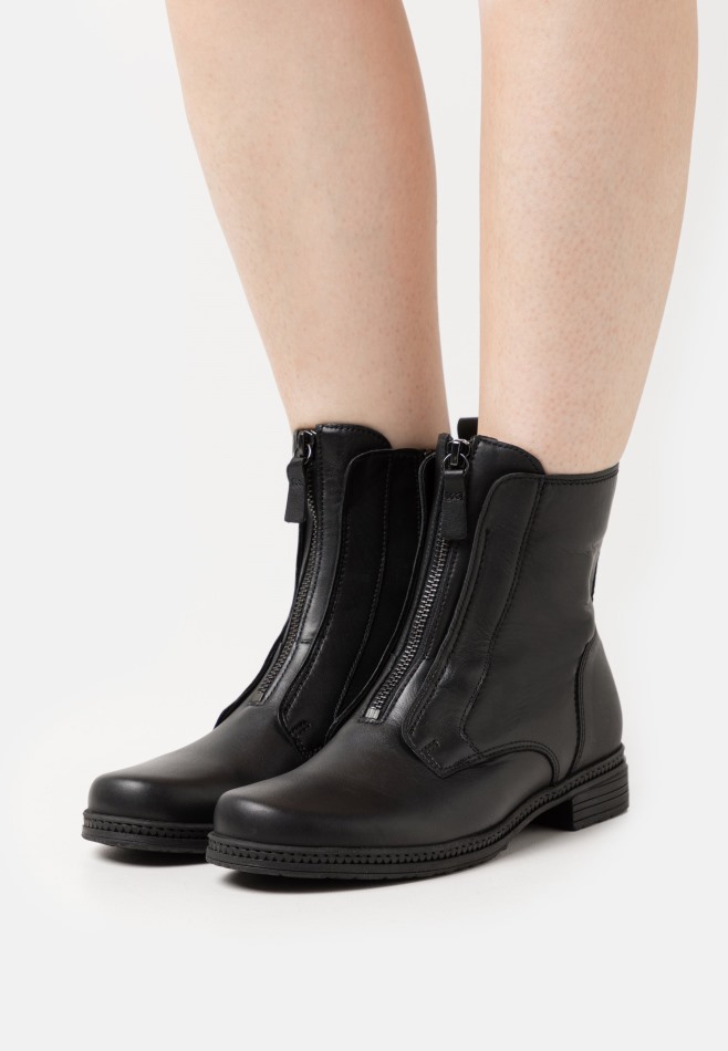 Gabour Gris | Bottine De Cow-boy/motard Exclusive